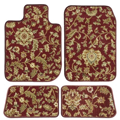  GGBAILEY D3893A-S1A-RD-IS Custom Fit Car Mats for 2010, 2011, 2012, 2013, 2014, 2015, 2016, 2017 Volvo XC60 Red Oriental Driver, Passenger & Rear Floor