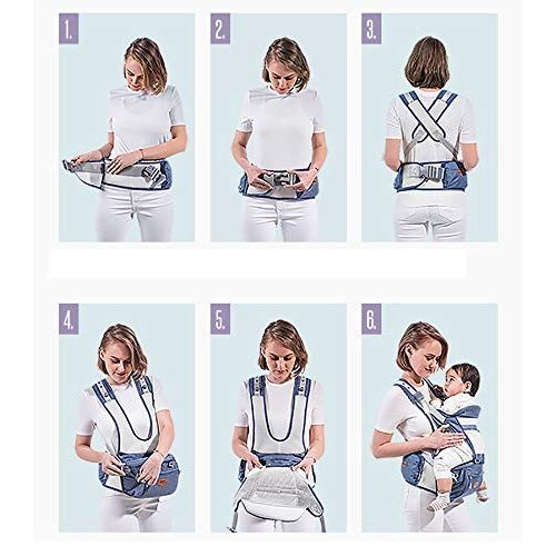  GGGGG Travel Baby Carrier Hip seat Straps Best Safety Backpack Carrier Back Pain Support Breastfeeding Baby Carrier,7