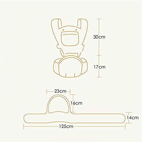  GGGGG Travel Baby Carrier - Hip seat 6 in 1 Classic Baby Backpack with Baby Saliva bib Baby and Toddler Breastfeeding Baby Carrier