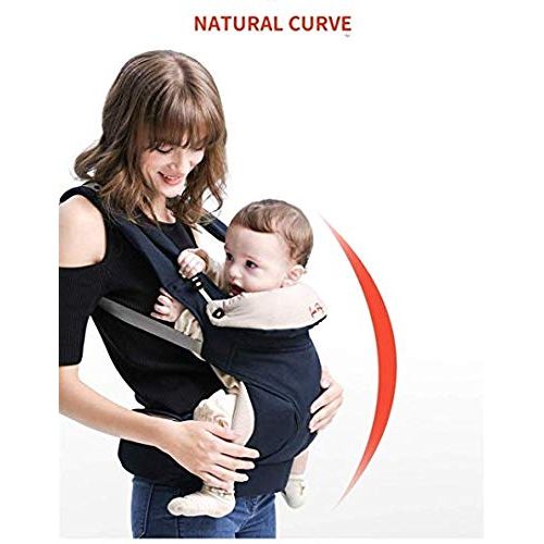  GGGGG Travel Baby Carrier ergonomics with Hip seat/Cotton Lightweight and Breathable/Multiple Position, Adjustable for Newborns and Toddlers 0 to 4 Years Old