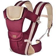 GGGGG Travel Ergonomic Baby Carrier with Hip seat, Breastfeeding Baby Carrier
