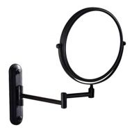 GGMIN Cosmetic Mirror, Double Sided Telescopic Bathroom Mirror, Stainless Steel 360° Rotation 3X Magnifying Mirror for Spa and Hotel,Oil-Rubbed Bronze_8 inches