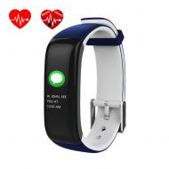 GGOII Smart Wristband Smart Band Color Display Fitness Bracelet Heart Rate Blood Pressure Tracker Wristband IP67 Waterproof for Smart Phone