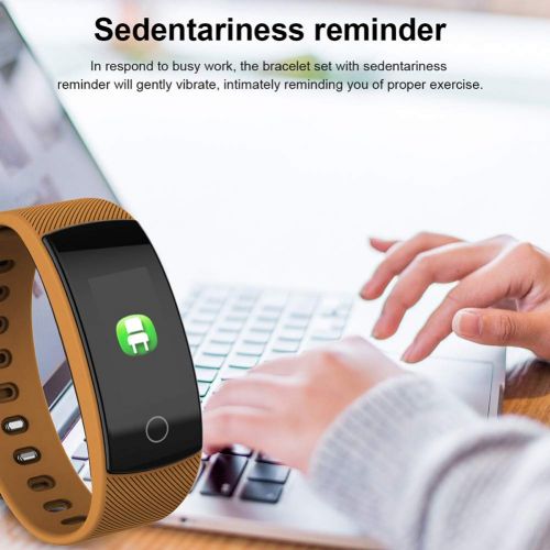  GGOII Smart Wristband QS80PLUS Smart Bracelet Color Screen Blood Pressure Fitness Tracker Heart Rate Monitor BT Sport Smart Band for Android iOS