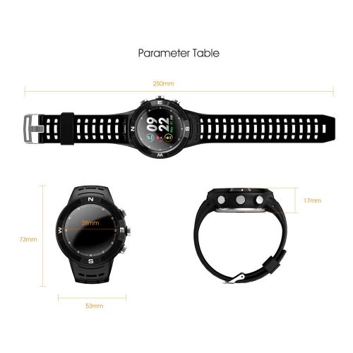  GGOII Smart Wristband F18 Smartwatch Sports BT4.2 IP68 Waterproof Call Message Reminder Pedometer Sleep Monitoring GPS Smart Watch for Android iOS