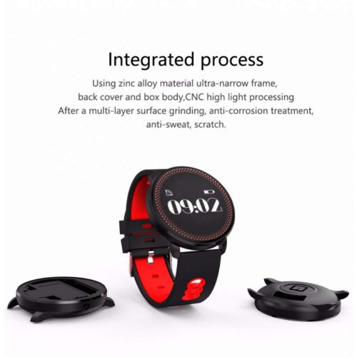  GGOII Smart Wristband Smart Watch Color Screen Heart Rate Monitor Blood Pressure Monitor SMS Notification Smart Band Sport Band