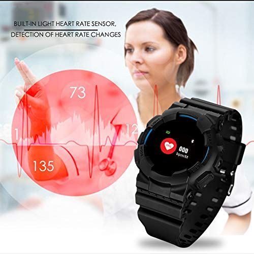  GGOII Smart Wristband Smart Watch Blood Pressure/Heart Rate Monitor Smartwatch Sport Fitness Tracker Bluetooth Outdoor Waterproof Men Watch