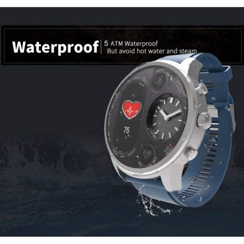  GGOII Smart Wristband Smart Watch Stainless Steel Fitness Activity Tracker IP68 Waterproof Standby 15 Days Brim Smartwatch