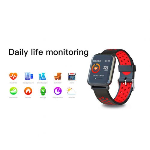  GGOII Smart Wristband COLMI Smart Band S9 2.5D Gorilla Glass Blood Oxygen Blood Pressure Brim Bracelet IP68 Waterproof Activity Tracker Fitness Watch