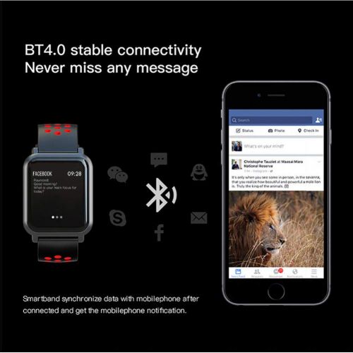  GGOII Smart Wristband COLMI Smart Band S9 2.5D Gorilla Glass Blood Oxygen Blood Pressure Brim Bracelet IP68 Waterproof Activity Tracker Fitness Watch