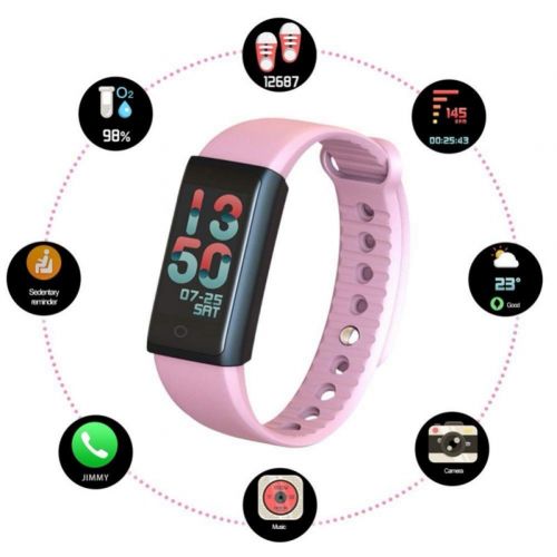  GGOII Smart Wristband Smart Band Blood Pressure Heart Rate Monitor Wrist Watch Intelligent Bracelet Fitness Bracelet Tracker Pedometer Sport Watches