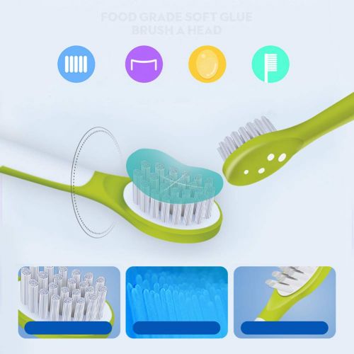  GH&YY Kids Electric Toothbrush Chargeable, Childrens Tooth Brush with Timer Operated by Sonic Technology for Junior Boys and Girls