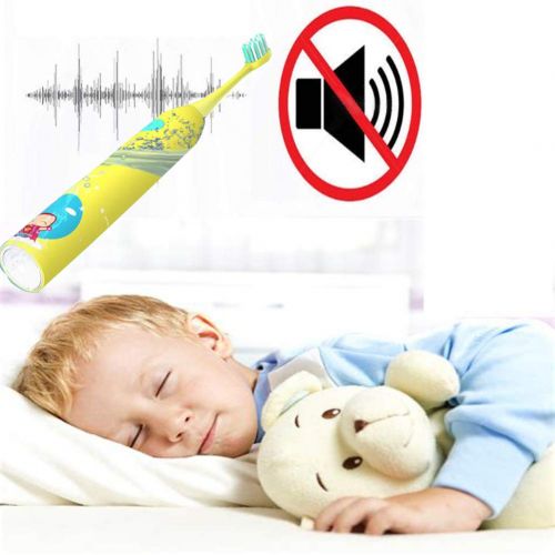  GH&YY Kids Electric Toothbrush Chargeable, Childrens Tooth Brush with Timer Operated by Sonic Technology for Junior Boys and Girls