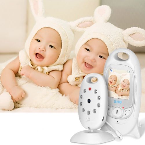  GHB Baby Monitor with Camera Baby Monitors Video Baby Monitor Two Way Talk Night Vision Temperature Monitoring 2.0 Display