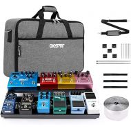 Ghost Fire Guitar Pedal Board Aluminum Alloy 1.76lb Super light Effect Pedalboard 19.8''x11.5'' with Carry Bag,SPL-04