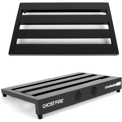  Ghost Fire Guitar Pedal Board Aluminum Alloy 3.0lb Effect Pedalboard 19.6x11.8 with Carry Bag,V series (V-STANDARD 1.5)