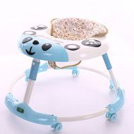 GHY Baby Walker with Wheels Multi-Function Child Anti-Rollover One-Touch Folding Baby Walker for Girls Boys...