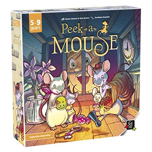  GIGAMIC Peek A Mouse - 3D Board Game for Kids