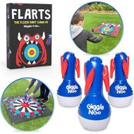 [아마존베스트]GIGGLE N GO Lawn Darts Outdoor Games for Family - FLARTS, Original Lawn Games for Kids - Quality Backyard Games for Adults and Kids - Our Inflatable Dart Games are Safe Indoor Outd