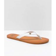 GIGI SANDALS Gigi Breeze White Thong Sandals