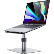 [아마존베스트]Swivel Laptop Stand, GIKERSY Adjustable Height Laptop Riser [360-Rotating] Ergonomic Aluminum Computer Stand Notebook Holder Compatible with MacBook,Pro,Air,Lenovo,Dell XPS,HP