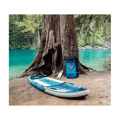  GILI Air Inflatable Stand Up Paddle Board Package: All Around SUP 10'6/11'6 Long x 32