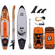 GILI Adventure Inflatable Stand Up Paddle Board Package: Lightweight, Durable Touring SUP for Adults: Non-Slip Deck Diamond Rear Kickpad 11' or 12' x 32