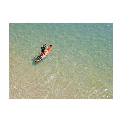  GILI Adventure Inflatable Stand Up Paddle Board Package: Lightweight, Durable Touring SUP for Adults: Non-Slip Deck Diamond Rear Kickpad 11' or 12' x 32