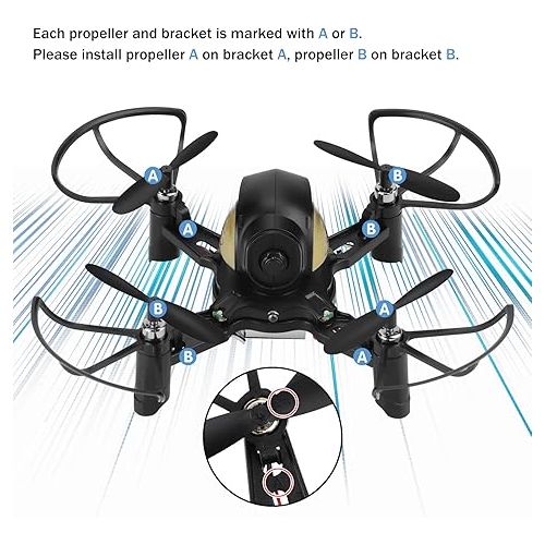  GILOBABY Mini Drone for Kids and Beginners, DIY Drone Kit, RC Nano Quadcopter Drones with 3D Flip, Altitude Hold, Headless Mode, Indoor Outdoor Flying Toys Gifts for Boys and Girls