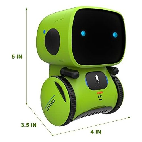  Gilobaby Kids Robot Toy, Talking Interactive Voice Controlled Touch Sensor Smart Robotics with Singing, Dancing, Repeating, Speech Recognition and Voice Recording, Gift for Kids Ag