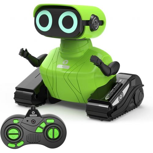  GILOBABY Remote Control Robot Toys, 2.4GHz RC Robots for Kids with Flexible Head & Arms, Dance Moves, Music and LED Eyes, Birthday Gifts for Children Boys Girls Age 4-7