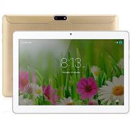 GIMTVTION PT107P 10.7 Tablet Google Android 7.0,Quad Core 1.3Ghz,2.0MP+5.0MP Dual Camera, Bluetooth 4.0, 4GB+32GB, WiFi,GMS, Dual SIM Unlocked GSM/WCDMA,2G/3G Phablet (Gold)