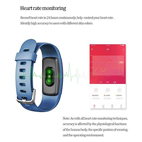  GIMTVTION ID107P Bluetooth 4.0 Wristband,Unlocked Watch Cell Phone with Passometer Heart Rate Tracker Wristwatch,Waterproof Smartwatch Phone for Android Samsung iOS iPhone Adult Ki