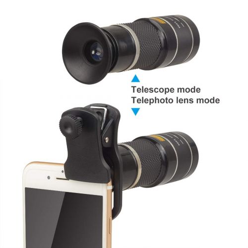  GIORAL Cell Phone Camera Lens 20x Zoom Telephoto Lens with Tripod for iPhone Samsung Sony and Most Smartphones