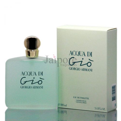  GIORGIO ARMANI Acqua Di Gio Perfume by Giorgio Armani for Women. Eau De Toilette Spray 3.4 oz100 Ml