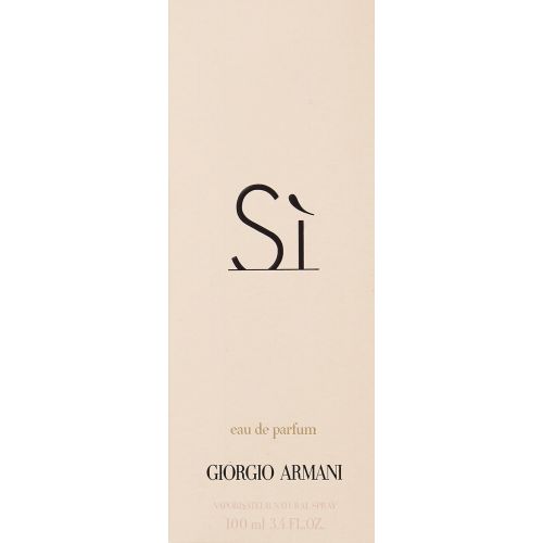  GIORGIO ARMANI Giorgio Armani Si Eau de Parfum Spray for Women, 3.4 Ounce