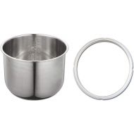 GJS Gourmet Combo: 8 Quart Stainless Steel Inner Pot and Pressure Ring Compatible with CPC-800
