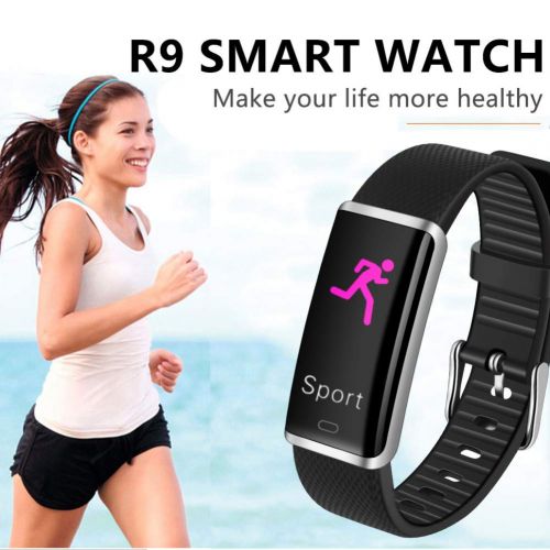  GJSHOUHUAN Smart Armband Smart Armband Herzfrequenzueberwachung Laufschritte Fitness Tracker Anruferinnerungsnachricht Push Smart Armband Ip67 Wasserdicht