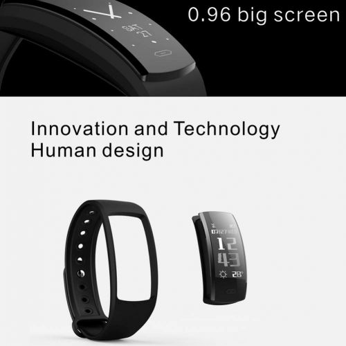  GJSHOUHUAN Smart Armband Smart Armband Herzfrequenz Blutsauerstoff-Blutdruckmessgerat Anruf SMS Erinnerung Smart Band Sport Aktivitat Fitness Tracker