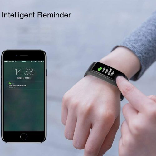  GJSHOUHUAN Smart Armband Smart Armband Schrittzahler Pulsmesser Fitness Tracker Smart Armband Multi Sport Nachricht Push Smart Band Wasserdicht