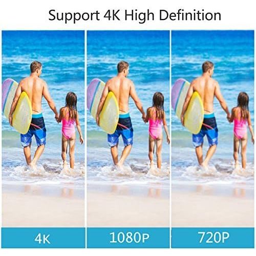  GJT GA Basic Action Camera 4K 16MP Ultra HD High Cost-effective 100ft Underwater Waterproof Cam Sports Camcorder Sony Sensor 170°Wide- angle Lens with 1 Battery and Mounting Access