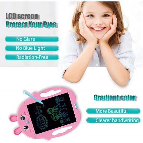  [아마존베스트]GJZZ Toys for 2-7 Years Old Girls Boys, LCD Writing Tablet 8.5 Inch Doodle Board, Electronic Drawing Tablet Drawing Pads, Educational Birthday Gift for 2 3 4 5 6 Years Old Boy and