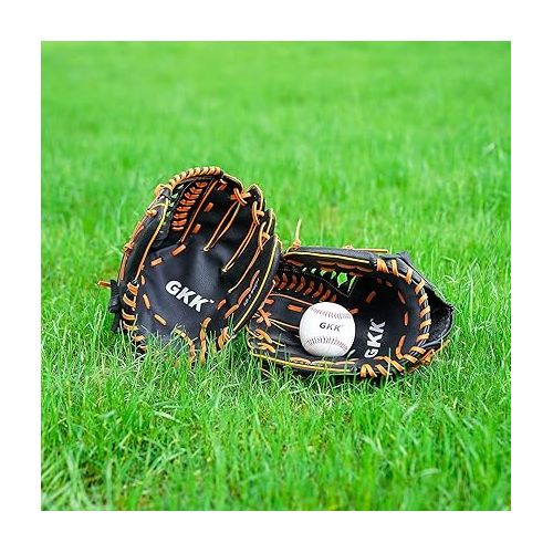  Baseball and Softball Glove Series Teeball/Baseball Mitt Left and Right Handed Baseball Infielder's Mitts Fielding Glove for Kids Youth Adult (10.5