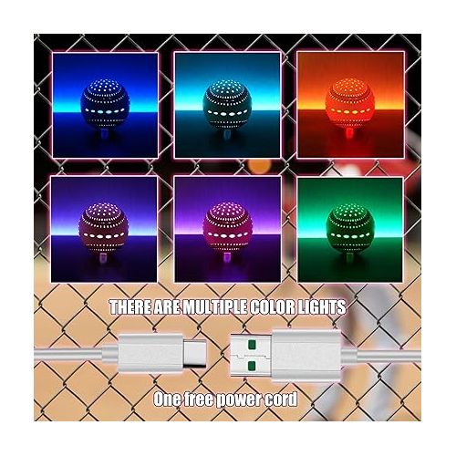  Light Up Baseball, Shining in The Dark, Baseball Gifts for Boys/Girls/Adults, Official Baseball Size and Weight,Baseball Accessories.