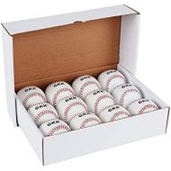 GKK Baseball 12 Pack Tballs Training Baseballs 9 inch TeeBall Safety Baseballs for Youth/Kids Baseball Soft Toss, Batting, Fielding, Hitting, Pitching, Practice(One Dozen)