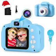 [아마존베스트]GKTZ Children’s Camera Digital Kids Cameras with 2 Inch IPS Screen Rechargeable Video Camcorder Camera Toys Gifts for 3  8 Year Old Boys and Girls Upgraded with 32GB Micro Memory