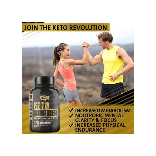  GLADIATOR GYM GEAR Keto Fat Burner Pills, Exogenous Ketones W 2g Go Bhb Keto Weight Loss Supplement & Garcinia Cambogia Blend for Men & Women. Ketone Supplement for Belly Fat, Appetite Suppressant,