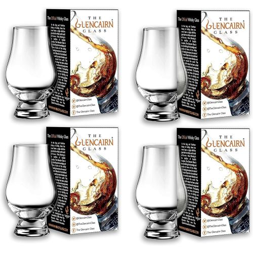 [아마존베스트]Glencairn Crystal Whiskey Glass, 4 Pack Gift Set