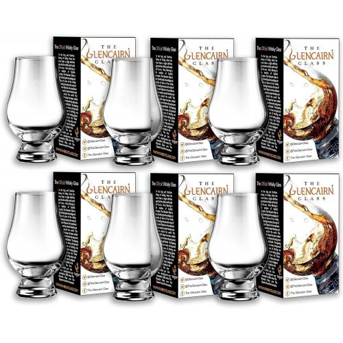  [아마존베스트]Glencairn Crystal Whiskey Glass, 6 Pack Gift Set