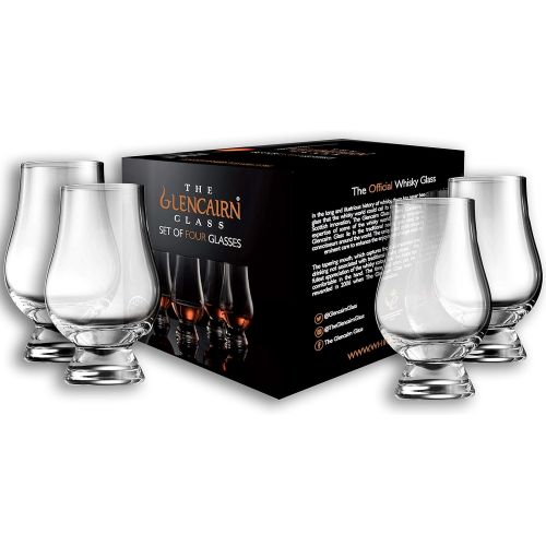  [아마존베스트]Glencairn Whisky Glass, Set of 4 in One Gift Box